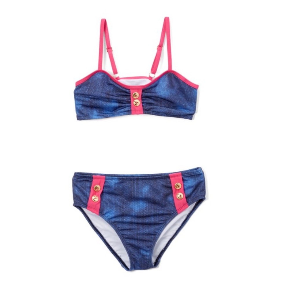 Girl’s 5 Jantzen Summer Blues Bikini Top & Bottoms